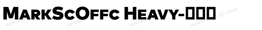 MarkScOffc Heavy字体转换